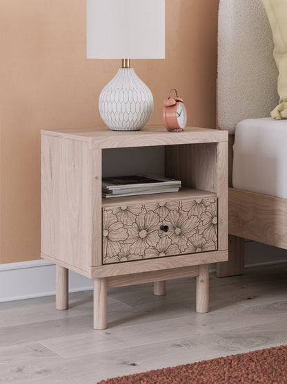 Arloster - One Drawer Night Stand - Tan by Ashley – view 3