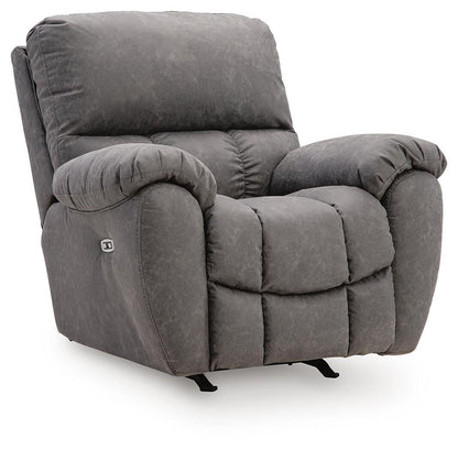 Bakerstein - Power Rocker Recliner With Adjustable Headrest - Galaxy by Ashley – Rocker Chairs