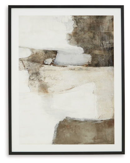 Aldricton - Wall Art - Brown / White by Ashley – Framed Prints