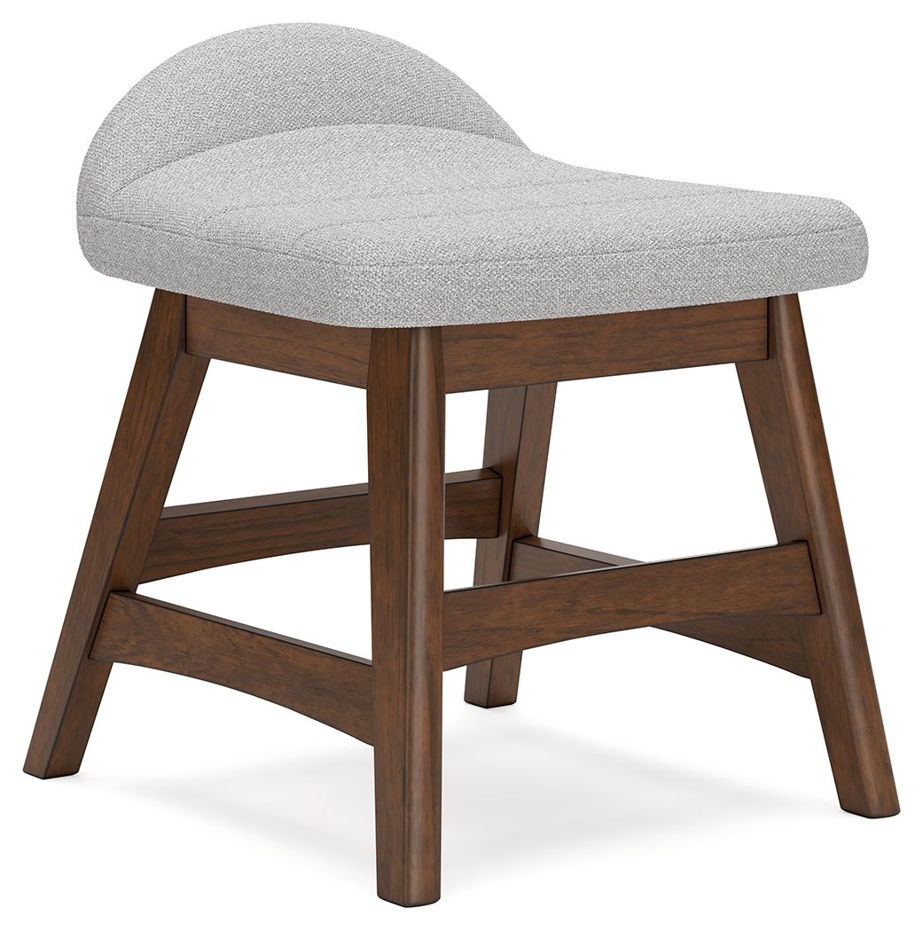 Lyncott - Home Office Desk Chair - Light Gray / Brown by Ashley – view 2