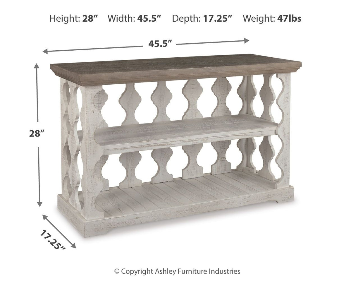 Havalance - Console Sofa Table - Gray / White by Ashley – view 2