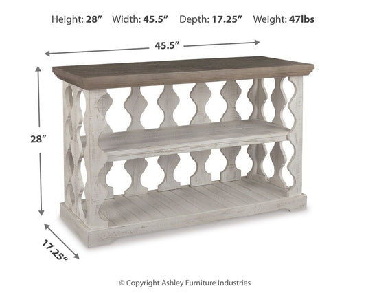 Havalance - Console Sofa Table - Gray / White by Ashley – view 2