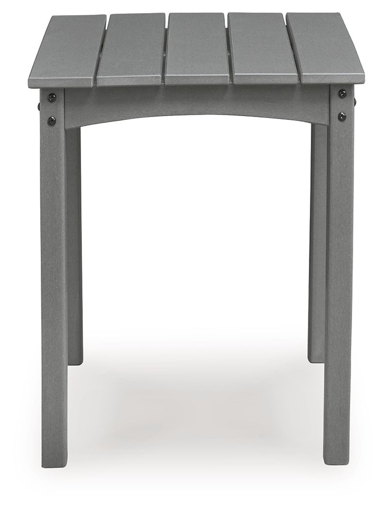 Cove Beach - Square End Table - Gray by Ashley – view 2