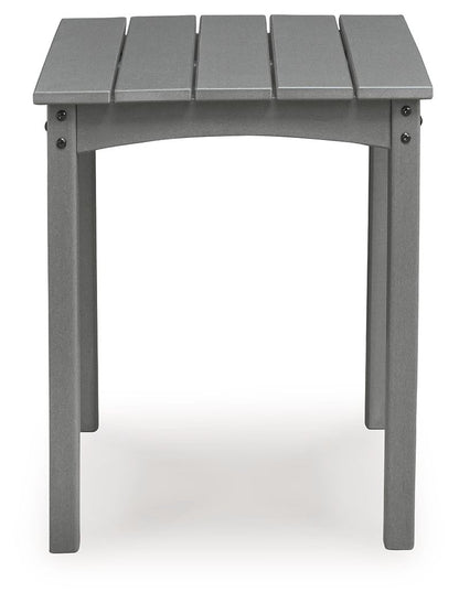 Cove Beach - Square End Table - Gray by Ashley – view 2