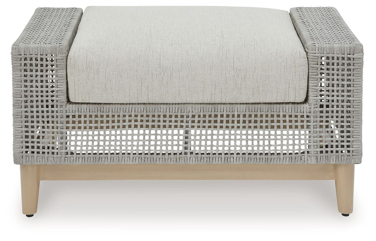 Seton Creek - Ottoman With Cushion - Gray by Ashley – view 2