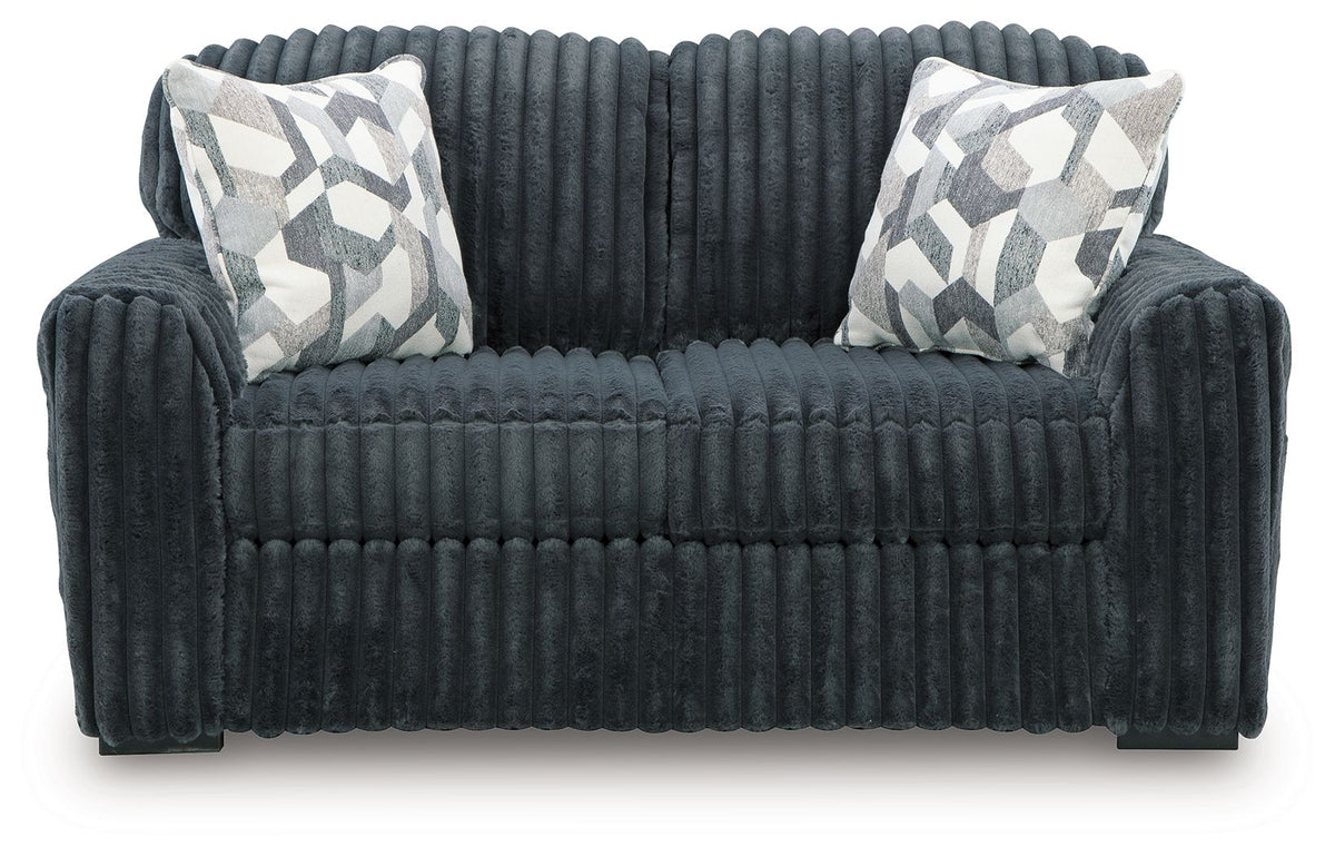 Midnight-Madness - Loveseat by Ashley – view 6
