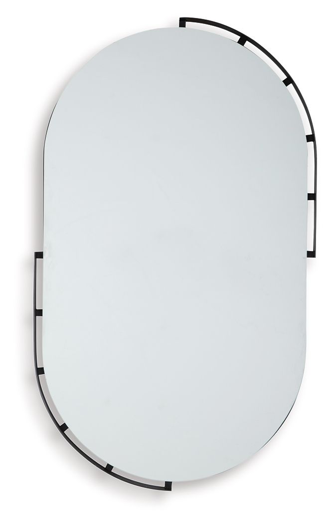 Valkings - Accent Mirror - Black by Ashley – Accent Mirrors