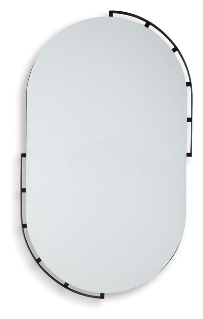 Valkings - Accent Mirror - Black by Ashley – Accent Mirrors