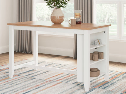 Gesthaven - Rectangular Dining Room Counter Table by Ashley – view 7