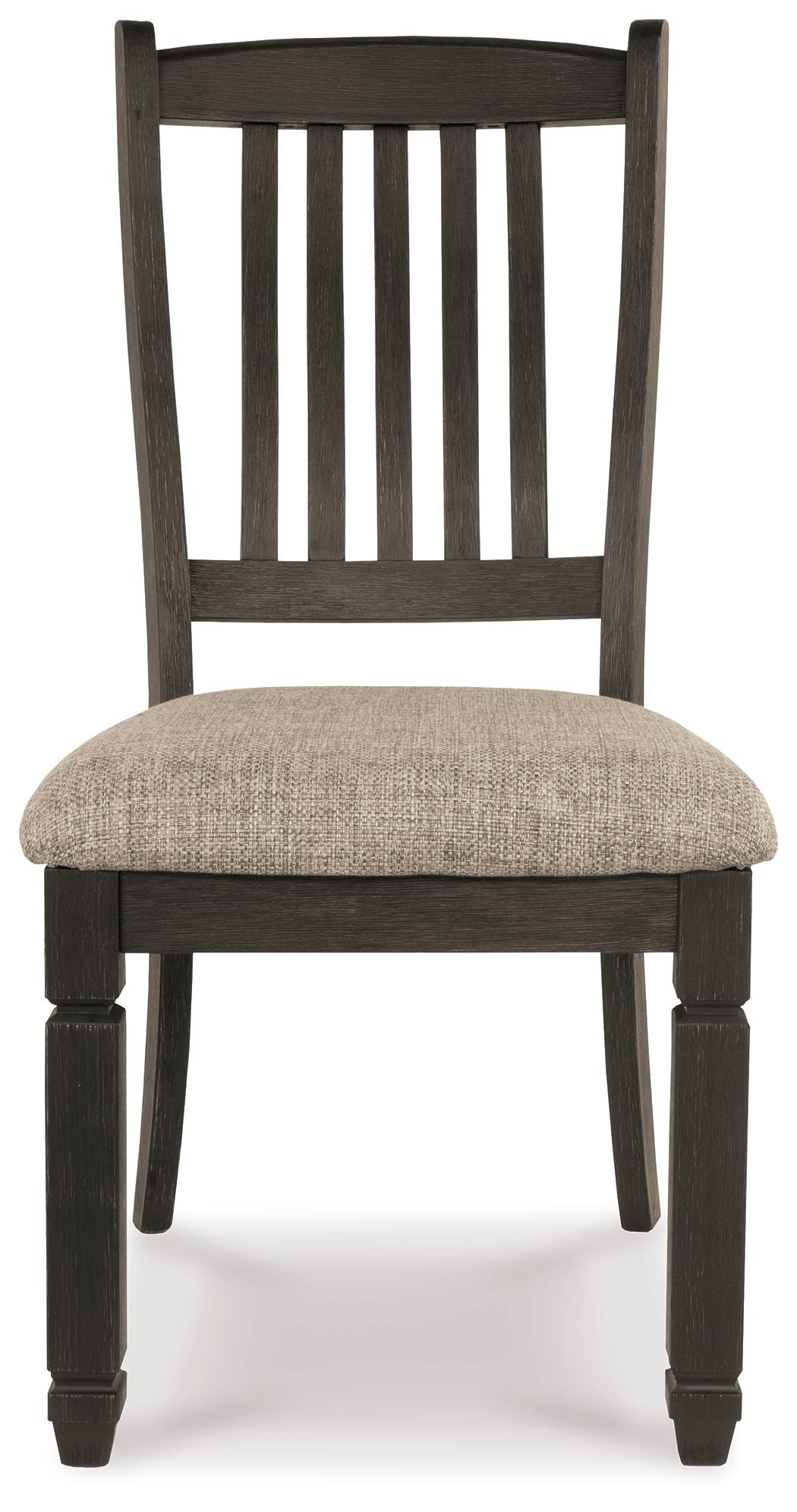 Tyler Creek - Dining UPH Side Chair (Set of 2) - Slatback - Black / Grayish Brown by Ashley – view 2