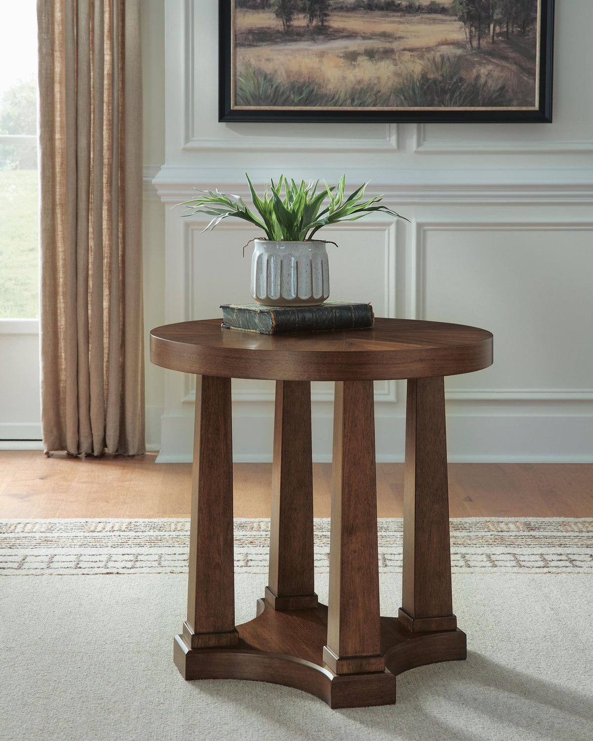 Rustic Plains - Round Table by Ashley – view 3