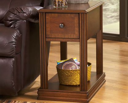 Breegin - Chair Side End Table - Removable Tray - Brown by Ashley – view 3