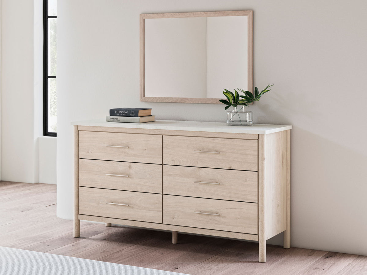 Cadmori - Bedroom Mirror - Tan by Ashley – view 2
