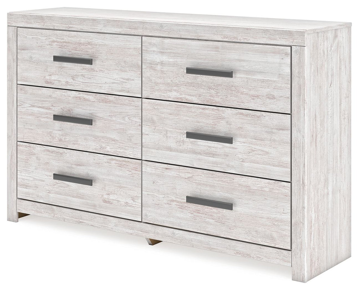 Cayboni - Six Drawer Dresser - Whitewash by Ashley – view 3