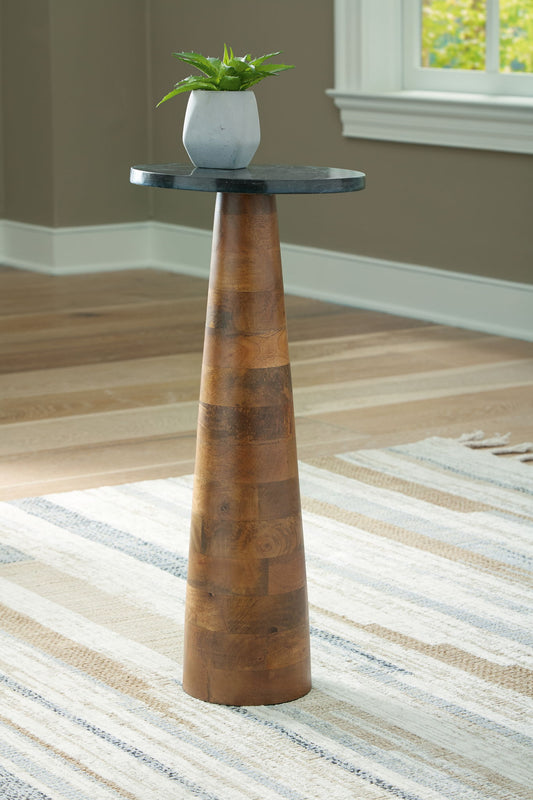 Quinndon - Accent Table - Brown / Black by Ashley – view 2