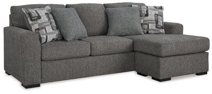 Gardiner - Sofa Chaise - Pewter by Ashley – view 2