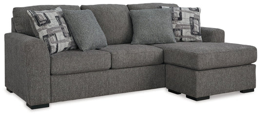 Gardiner - Sofa Chaise - Pewter by Ashley – view 2
