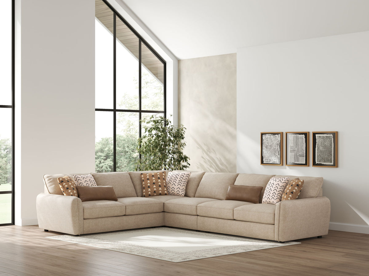 Seyler - 4-Piece Sectional - Sand – view 2