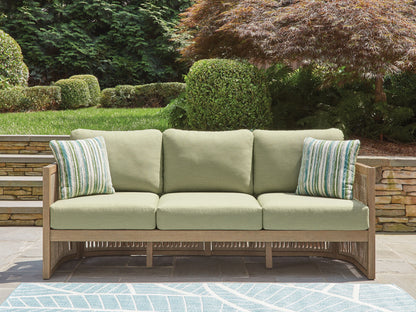 Serena Shores - Sofa With Cushion - Beige / Green by Ashley – view 2