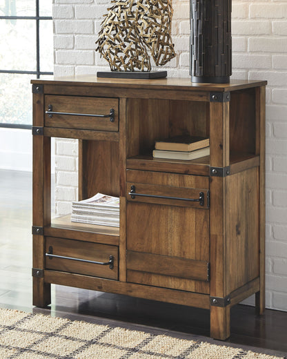 Roybeck - Accent Cabinet - Light Brown / Bronze by Ashley – view 4