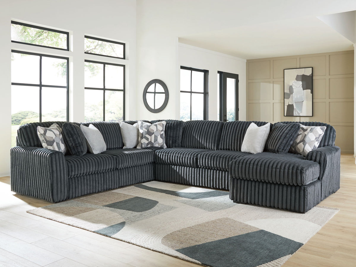Midnight-Madness - 4 Piece Sectional by Ashley – view 20