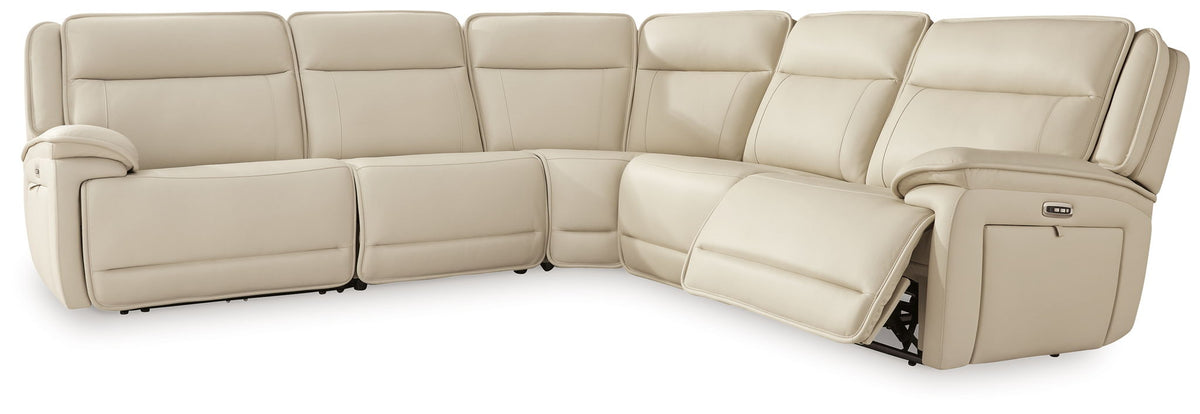 Double Deal - 5 Piece Reclining Sectional by Ashley – Reclining Sectionals