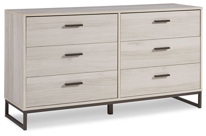 Socalle - Six Drawer Dresser by Ashley – Dressers