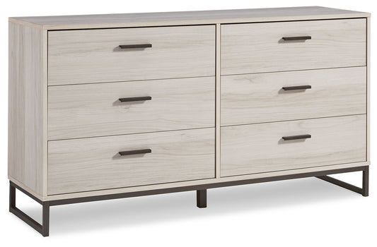 Socalle - Six Drawer Dresser by Ashley – Dressers