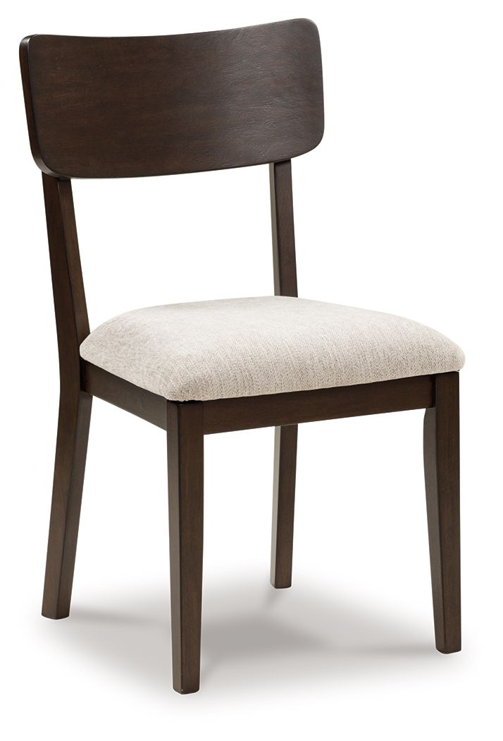 Shorbyn - Dining Upholstered Side Chair (Set of 2) - Merlot by Ashley – view 2