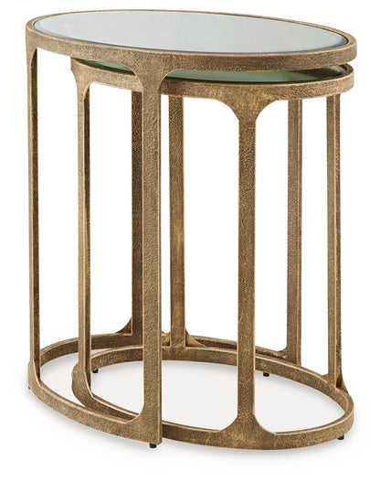 Irmaleigh - Accent Table Set (Set of 2) - Antique Black by Ashley – view 3