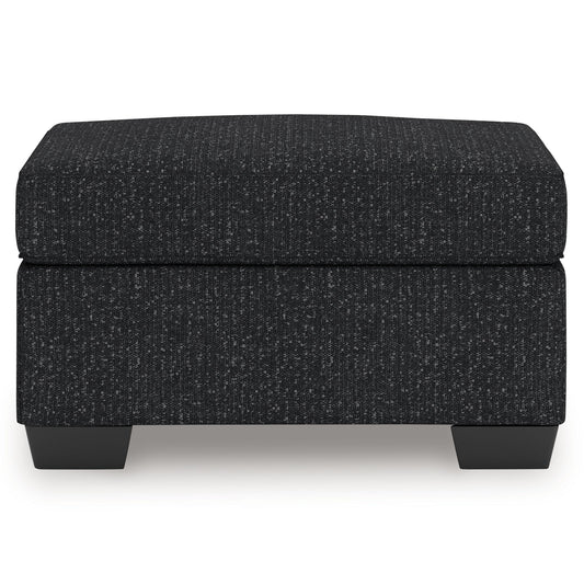 Jasmine Peaks - Ottoman - Coal – view 2