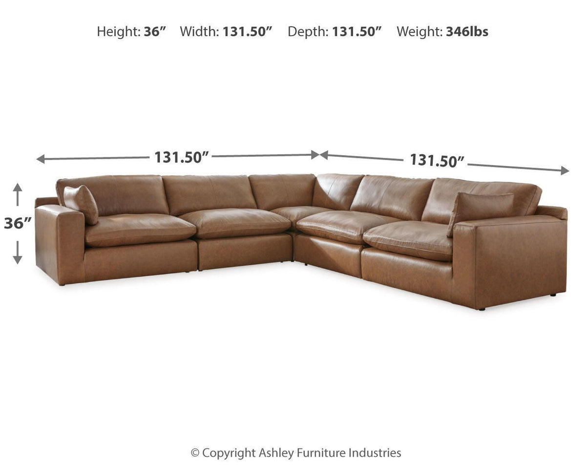 Emilia - 5 Piece Sectional by Ashley – view 5