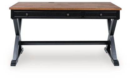 Wildenauer - Home Office Desk - Brown / Black by Ashley – view 2