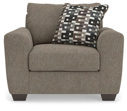 Triston-Peaks - Chair And A Half - Suede – view 2