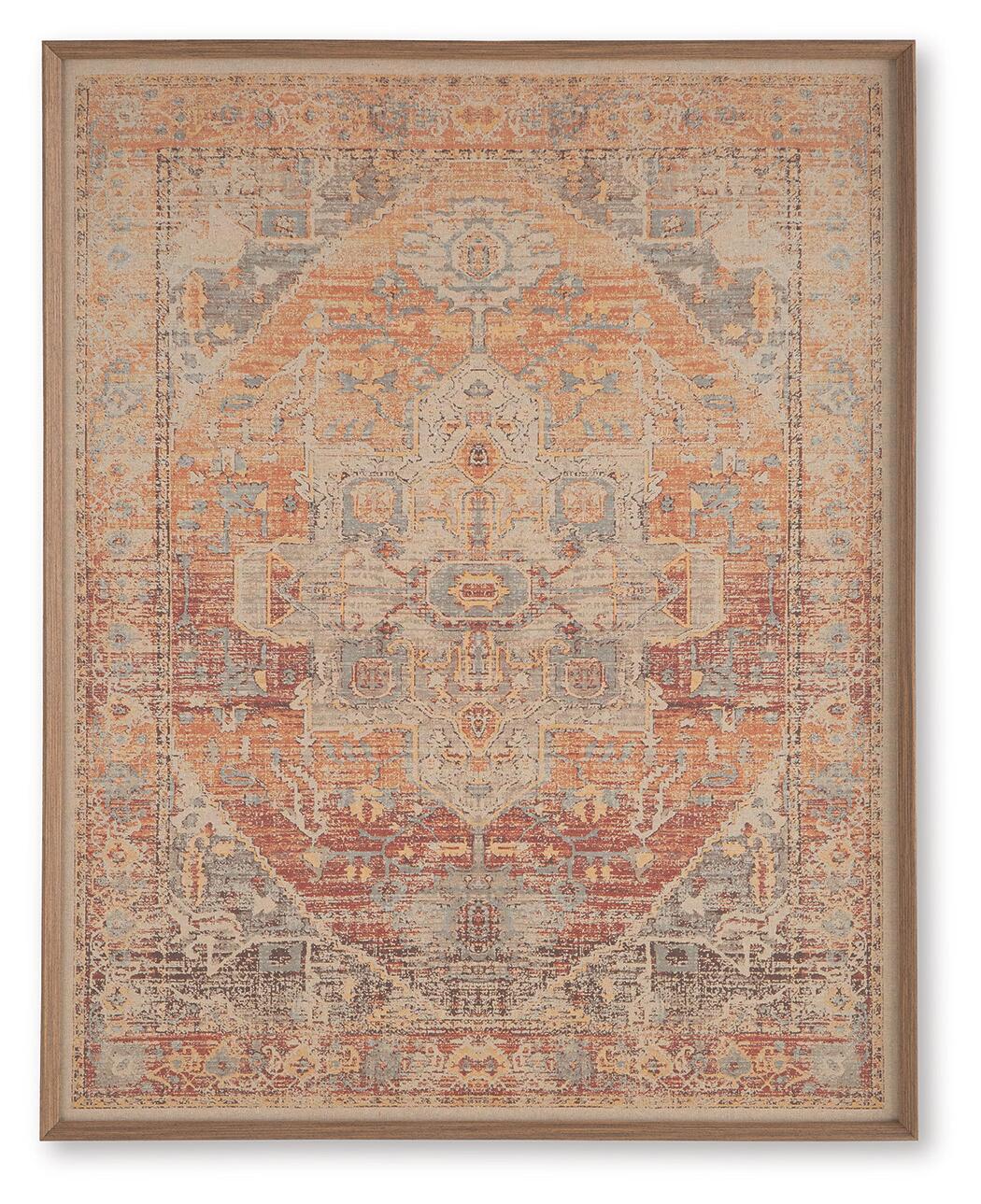 Kerrickson - Wall Art - Red / Orange / Blue by Ashley – view 2