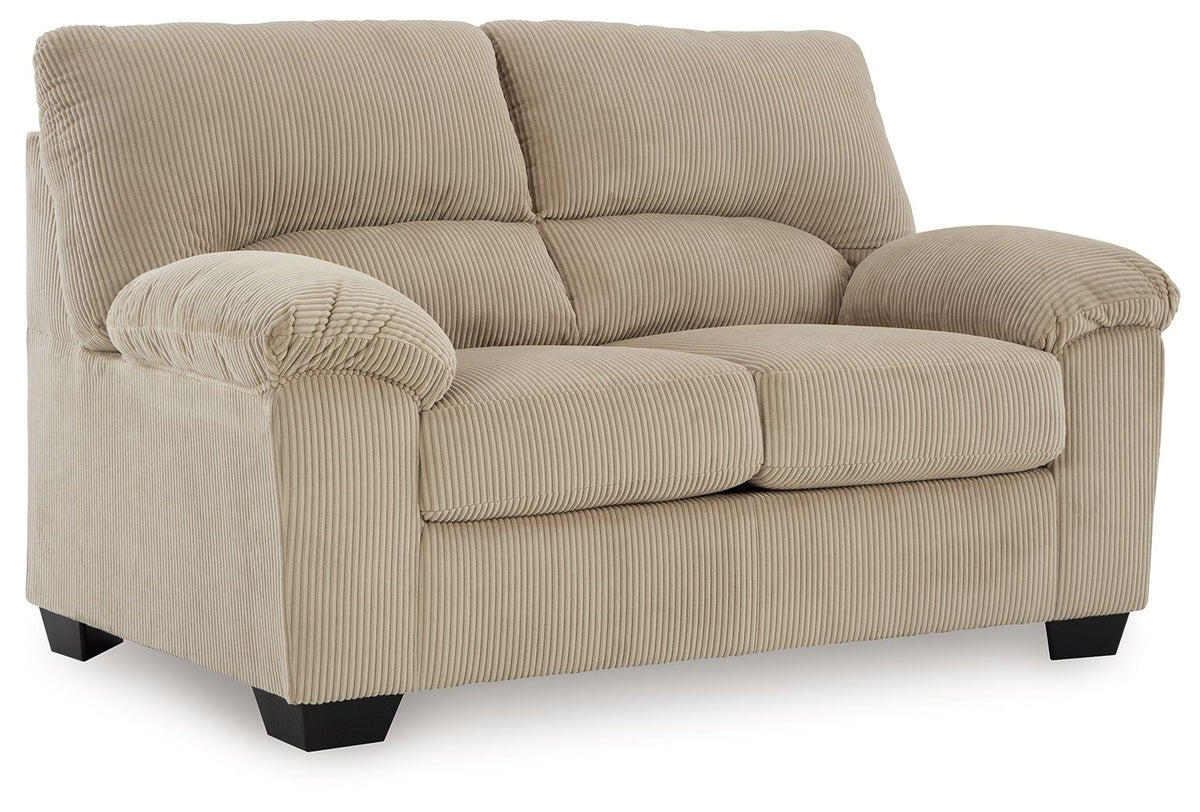 SimpleJoy - Loveseat by Ashley – Stationary Loveseats