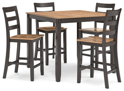 Gesthaven - Dining Room Counter Table Set by Ashley – 5 Piece Dining Room Sets