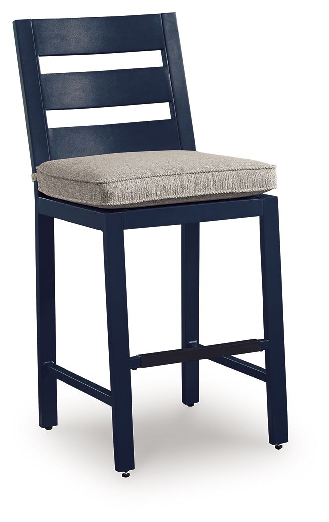East Beach - Barstool (Set of 2) - Blue by Ashley – view 2