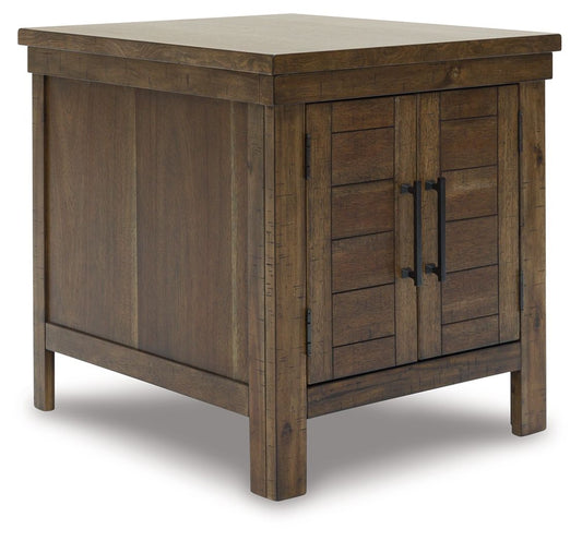 Moriville - Rectangular End Table - Grayish Brown by Ashley – End Tables