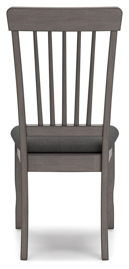 Shullden - Dining Room Side Chair (Set of 2) - Gray by Ashley – view 2