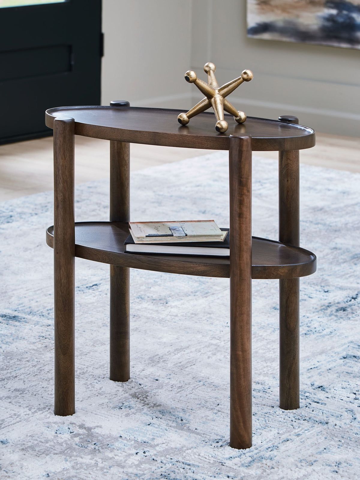 Wiattbury - Accent Table - Gray Brown by Ashley – view 3