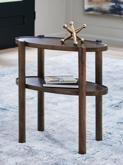 Wiattbury - Accent Table - Gray Brown by Ashley – view 3