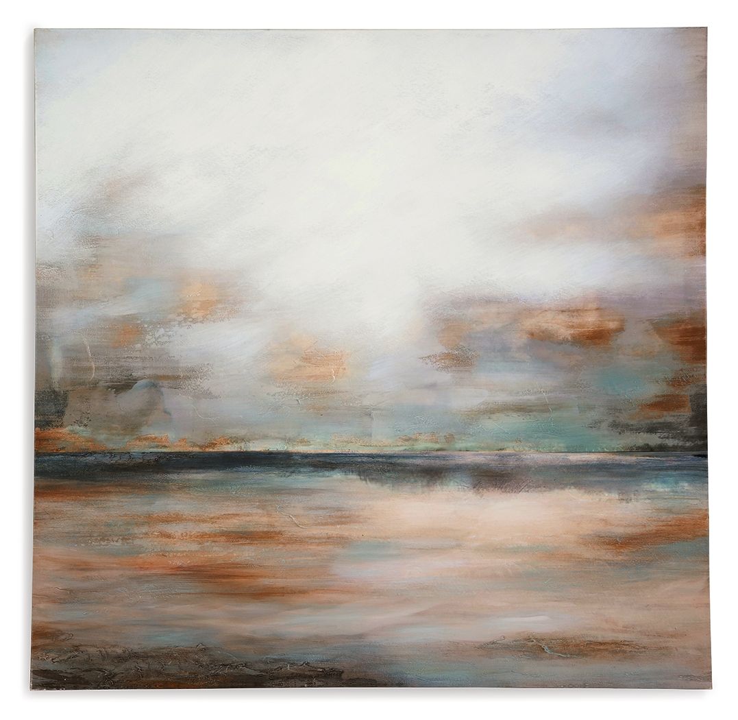 Weatheridge - Wall Art - Grey / Gold by Ashley – Canvas Art