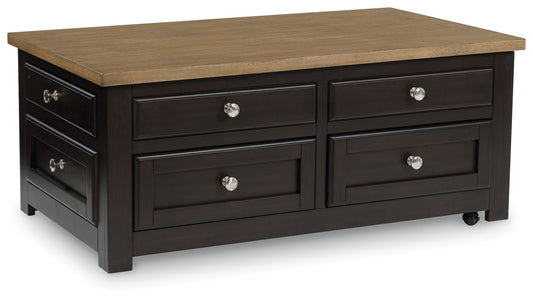 Drazmine - Lift Top Cocktail Table - Brown by Ashley – Cocktail Tables