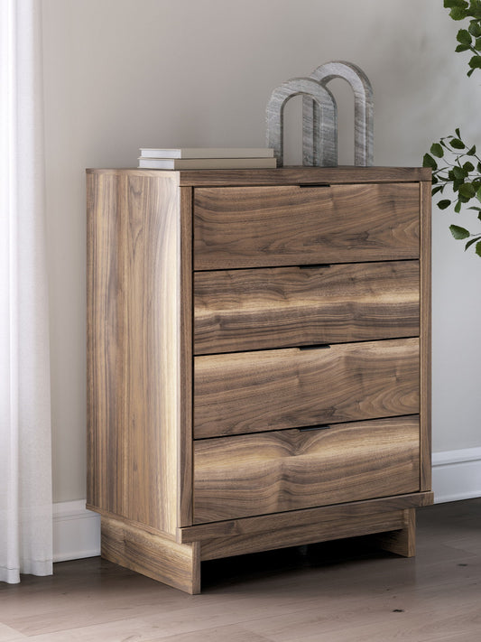 Chirason - Four Drawer Chest - Brown by Ashley – view 2