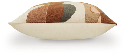 Hallam - Pillow (Set of 4) - Sienna / Gold / Charcoal by Ashley – view 2