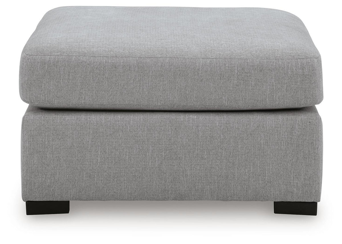 Lakepoint - Oversized Accent Ottoman - Nickel – view 2