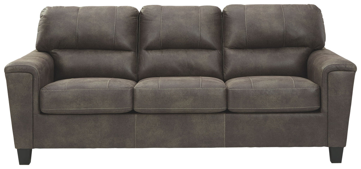 Navi - Sofa - Smoke by Ashley – Stationary Sofas