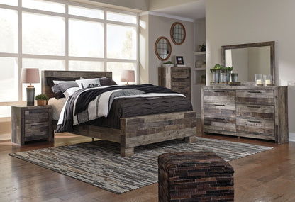 Derekson - Five Drawer Chest - Multi Gray – view 4