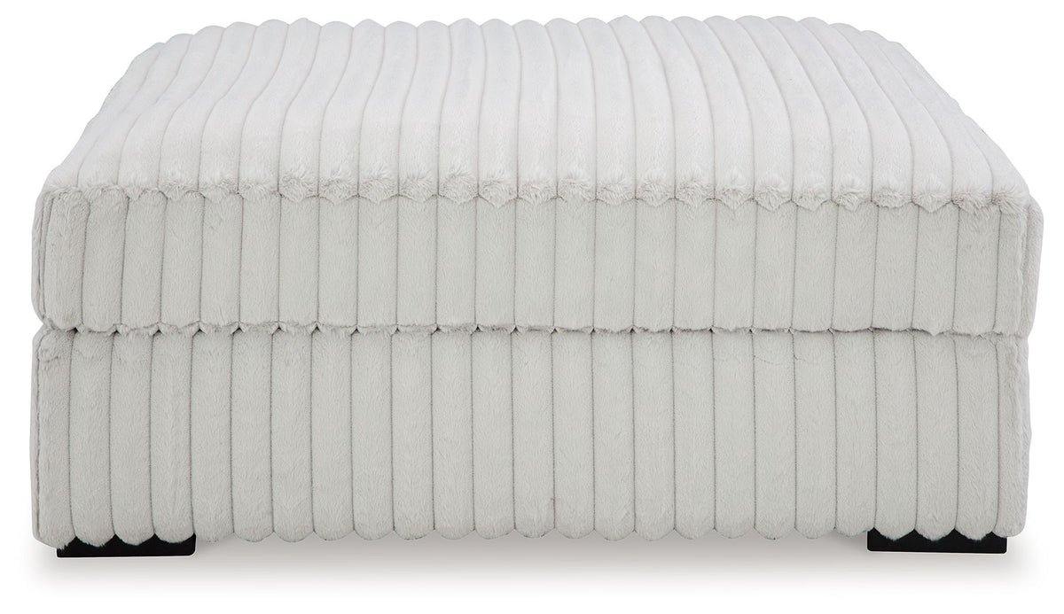 Stupendous - Oversized Accent Ottoman - Alloy by Ashley – view 2